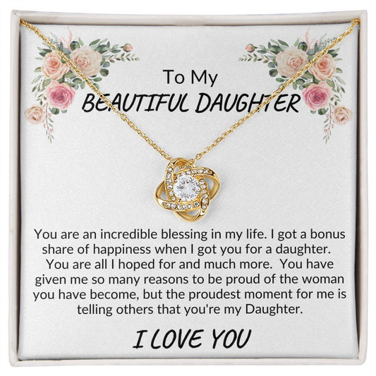 To My Beautiful Daughter I Bonus Share of Happiness