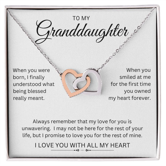 To My Granddaughter I  I Love You With All My Heart